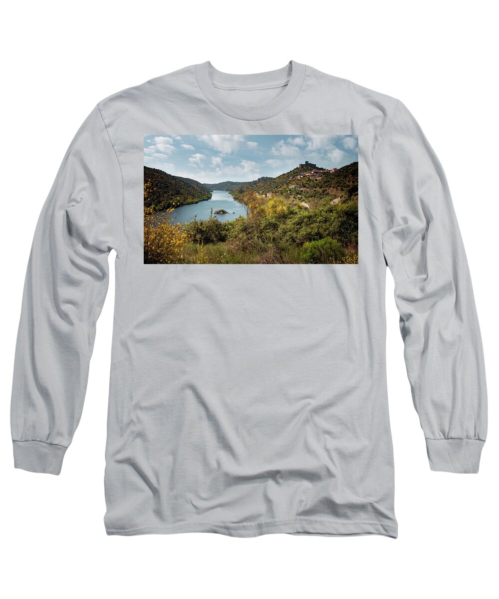 River Long Sleeve T-Shirt featuring the photograph Belver Landscape #5 by Carlos Caetano