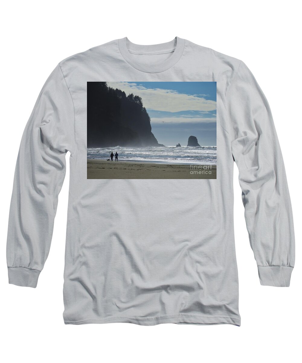 Cape Meares Long Sleeve T-Shirt featuring the photograph Cape Meares by Michele Penner