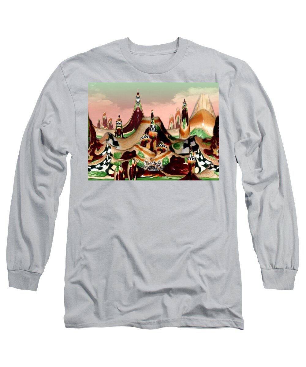 Original Long Sleeve T-Shirt featuring the photograph Apple Land Countryside by Barbara Tristan