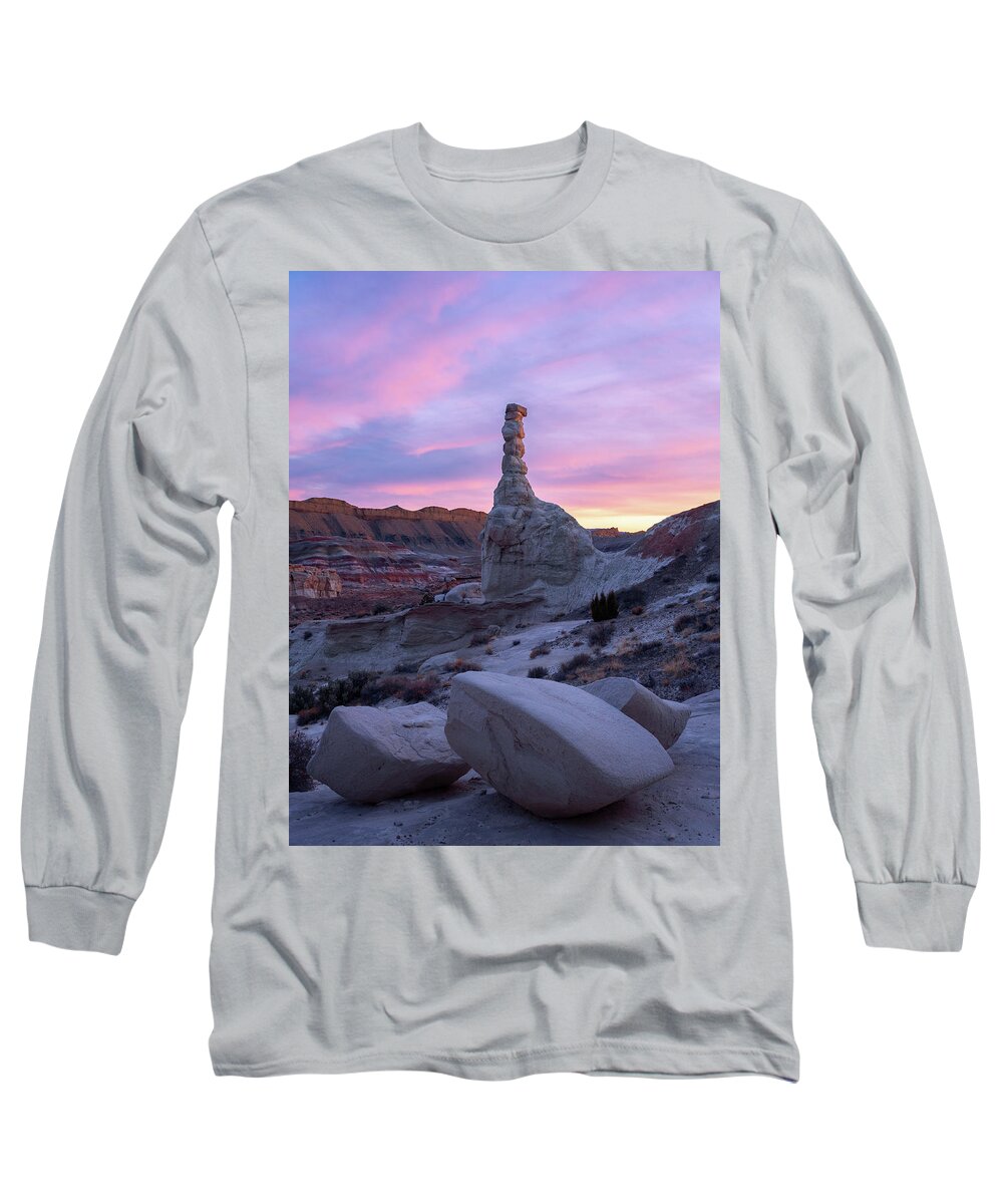 Utah Long Sleeve T-Shirt featuring the photograph Beacon by Emily Dickey