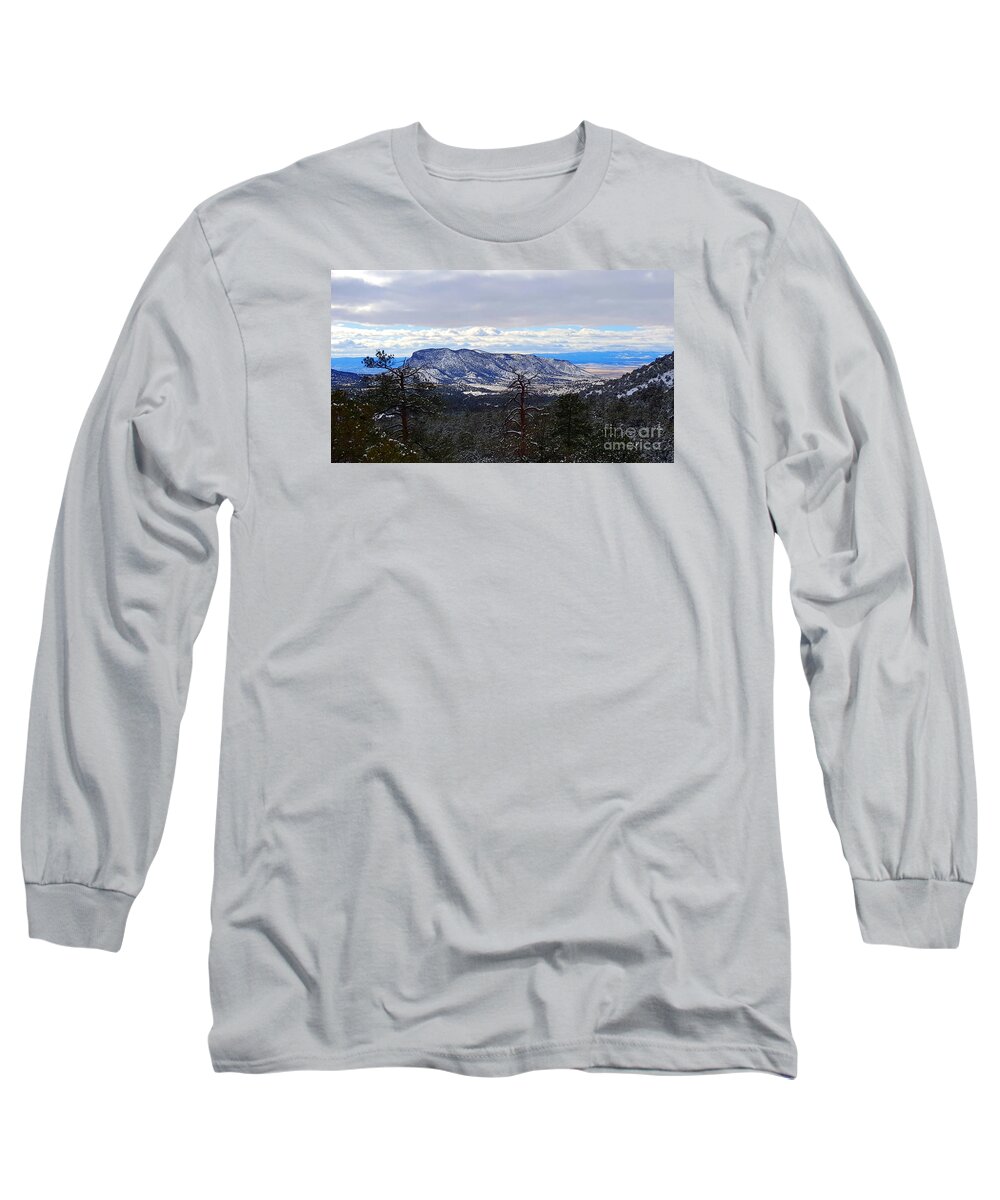 Southwest Landscape Long Sleeve T-Shirt featuring the photograph Blue Hill by Robert WK Clark