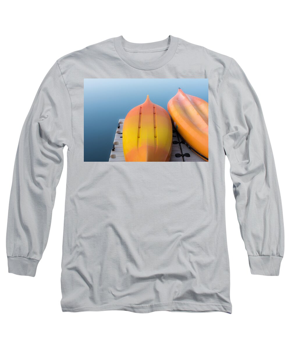Boats Long Sleeve T-Shirt featuring the photograph Bottoms Up by Don Spenner