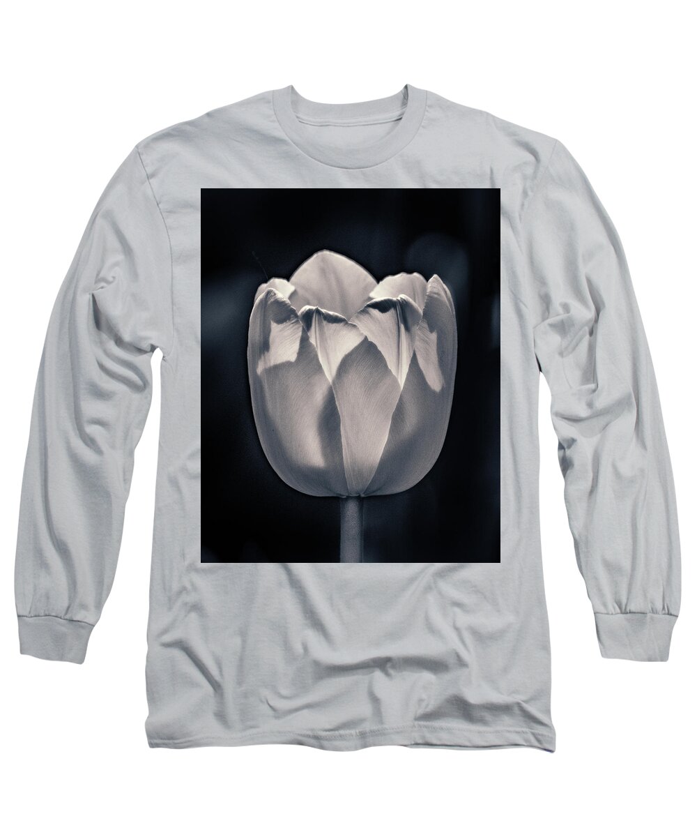 Flower Long Sleeve T-Shirt featuring the photograph Brooding Virtue by Bill Pevlor