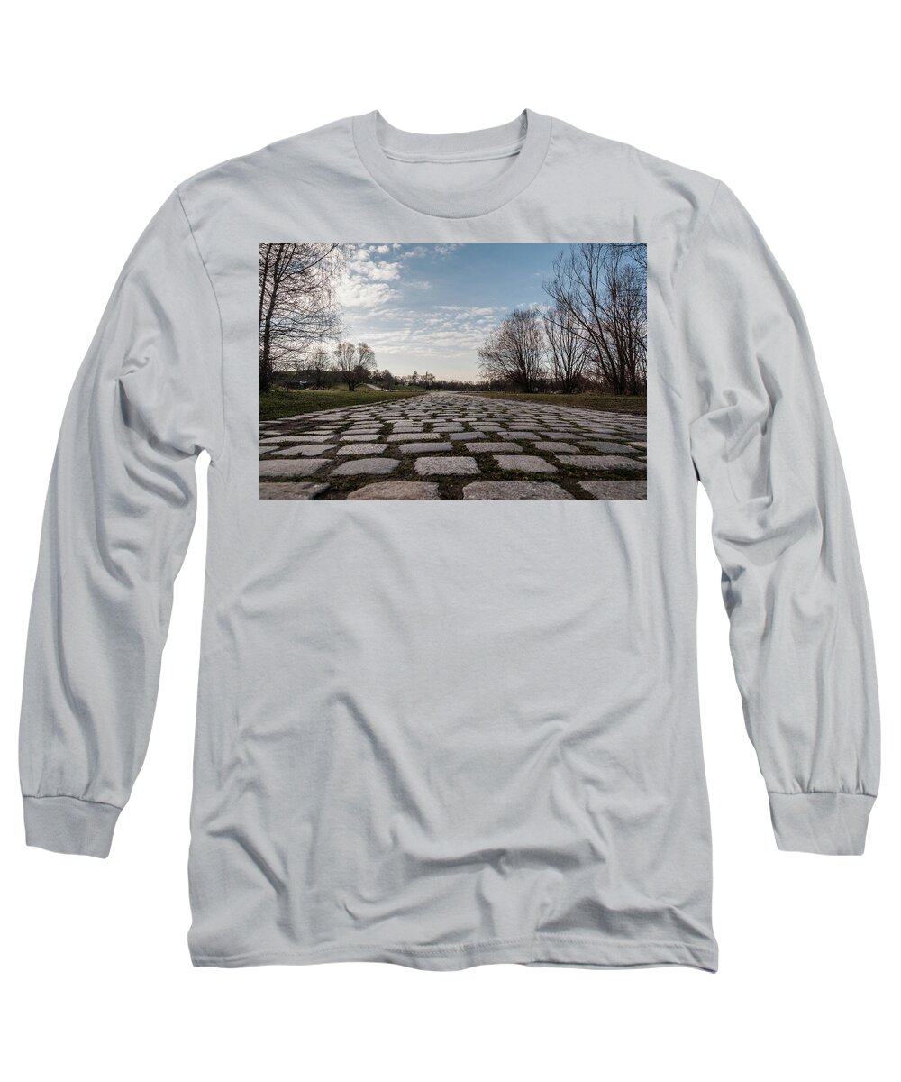 Cobble-stones Long Sleeve T-Shirt featuring the photograph Cobble-stones by Sergey Simanovsky
