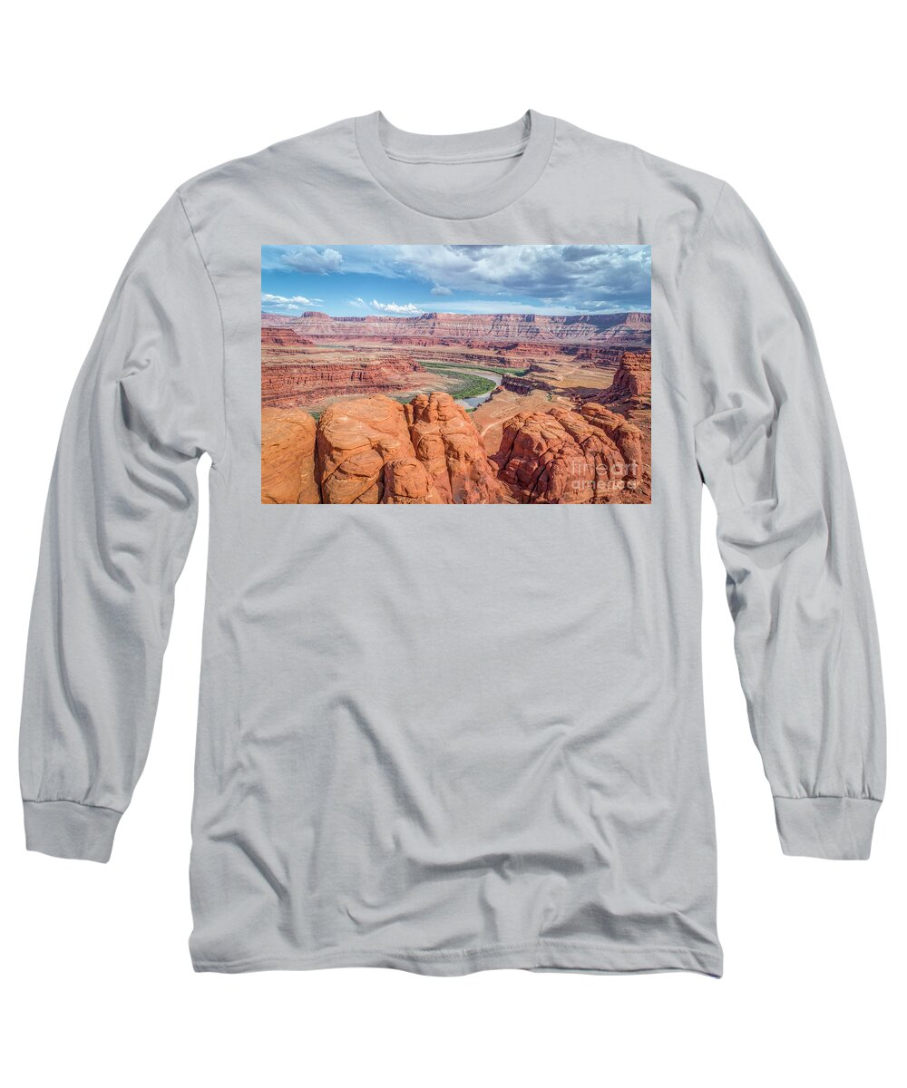 4wd Long Sleeve T-Shirt featuring the photograph Colorado River and Chicken Corner Trail by Marek Uliasz