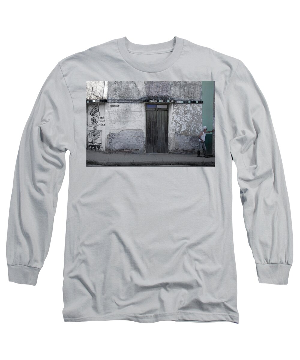 Cuba Long Sleeve T-Shirt featuring the photograph Cuban Life #2 by David Chasey