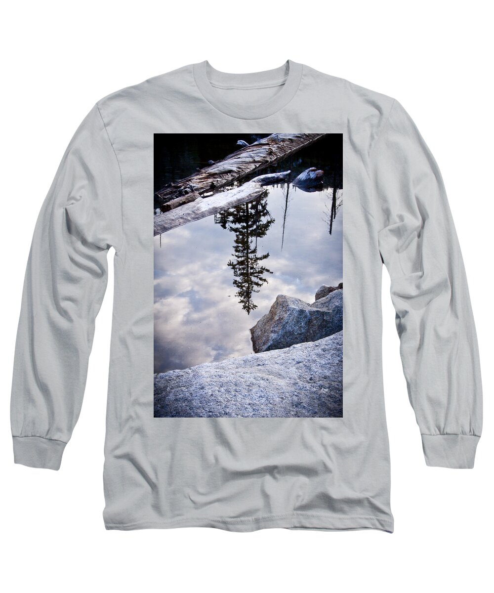 East Roman Nose Lake Long Sleeve T-Shirt featuring the photograph Downside Up by Albert Seger
