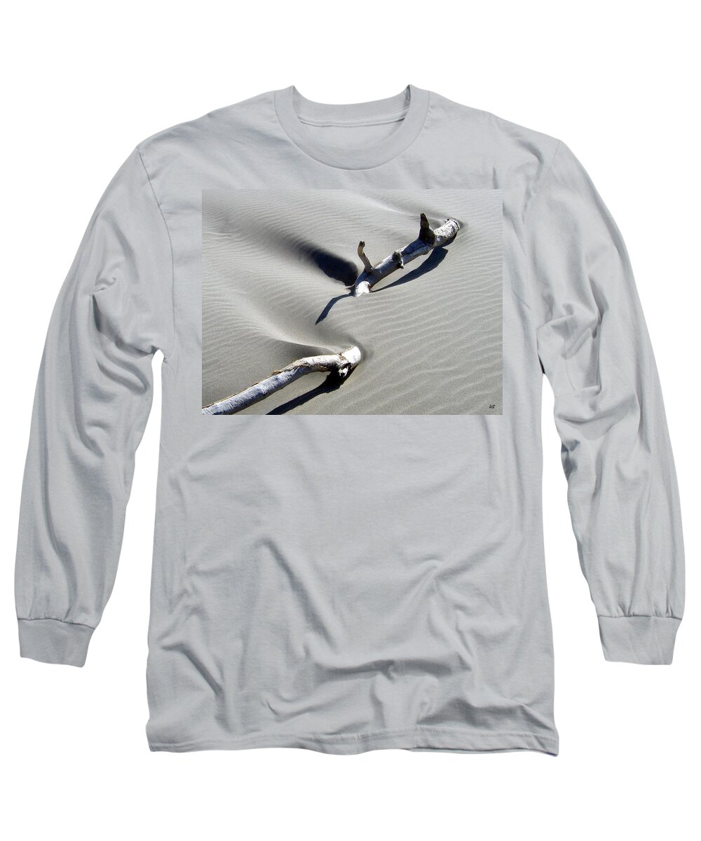 Driftwood Long Sleeve T-Shirt featuring the photograph Drifting Sand by Will Borden