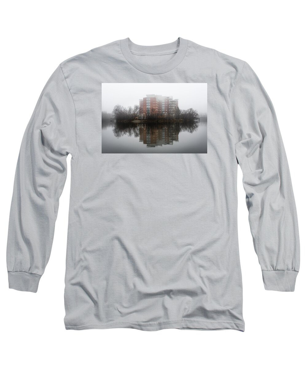 Fog Long Sleeve T-Shirt featuring the photograph Foggy Reflection by Celso Bressan