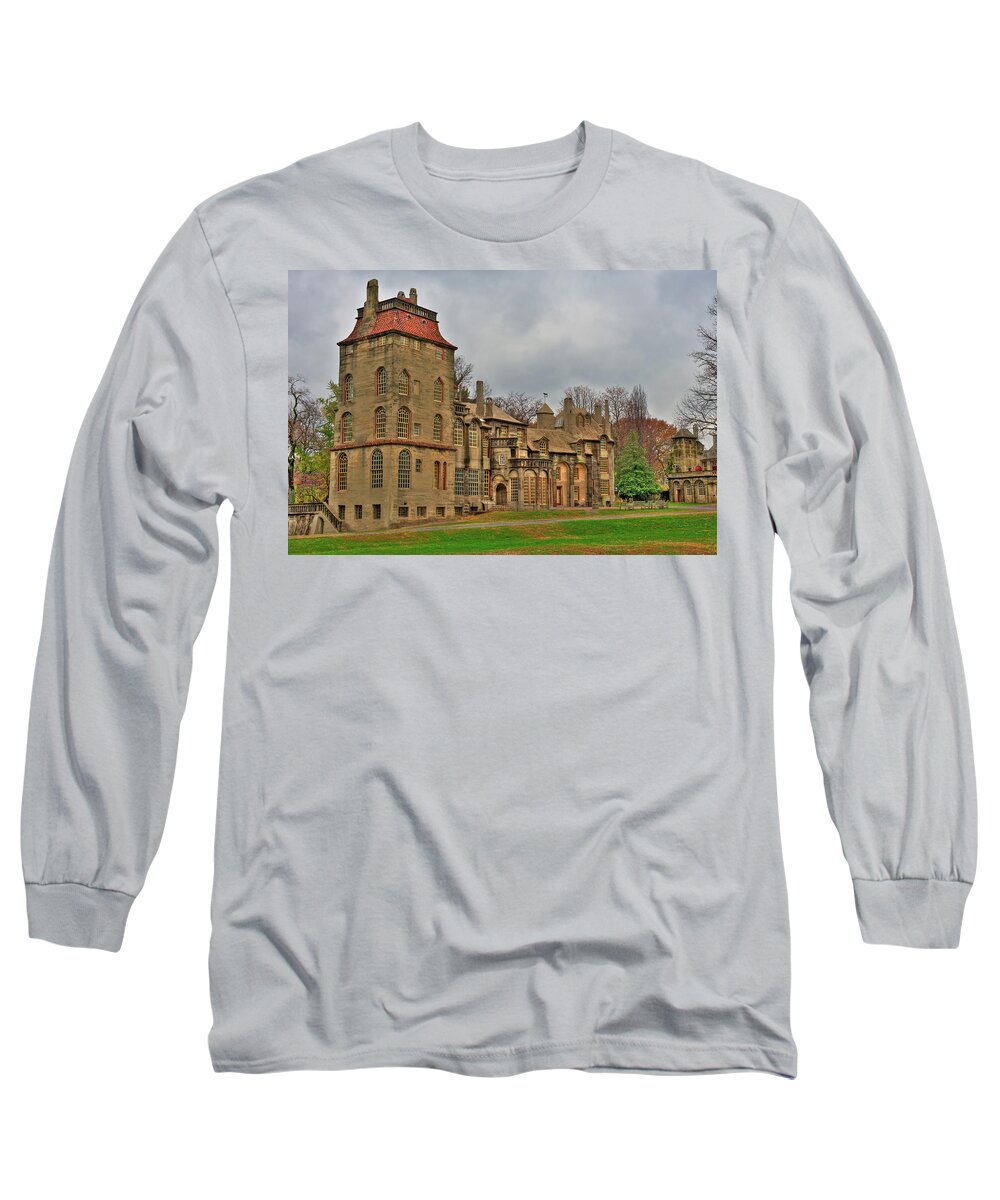 Fonthill Long Sleeve T-Shirt featuring the photograph Fonthill Castle by William Jobes