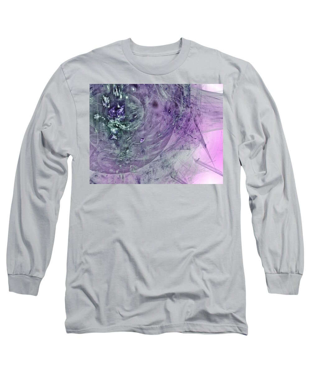 Art Long Sleeve T-Shirt featuring the digital art For Real by Jeff Iverson