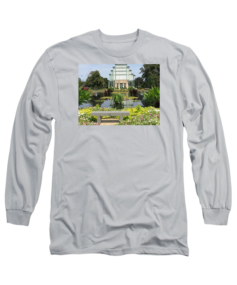 Jewel Box Long Sleeve T-Shirt featuring the photograph Forest Park Jewel Box by Barbara Plattenburg