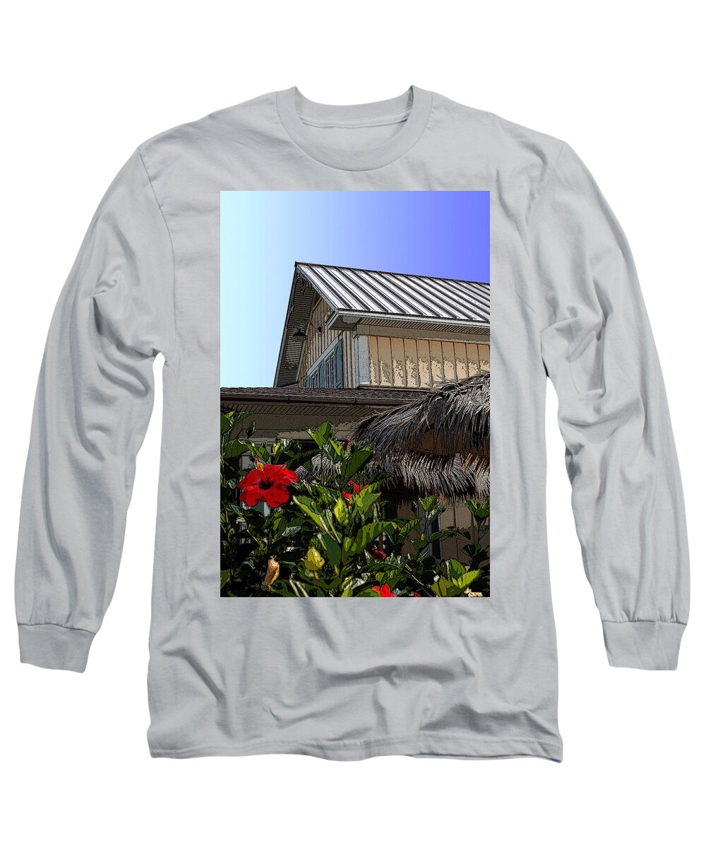 Architecture Long Sleeve T-Shirt featuring the photograph Garden by James Rentz