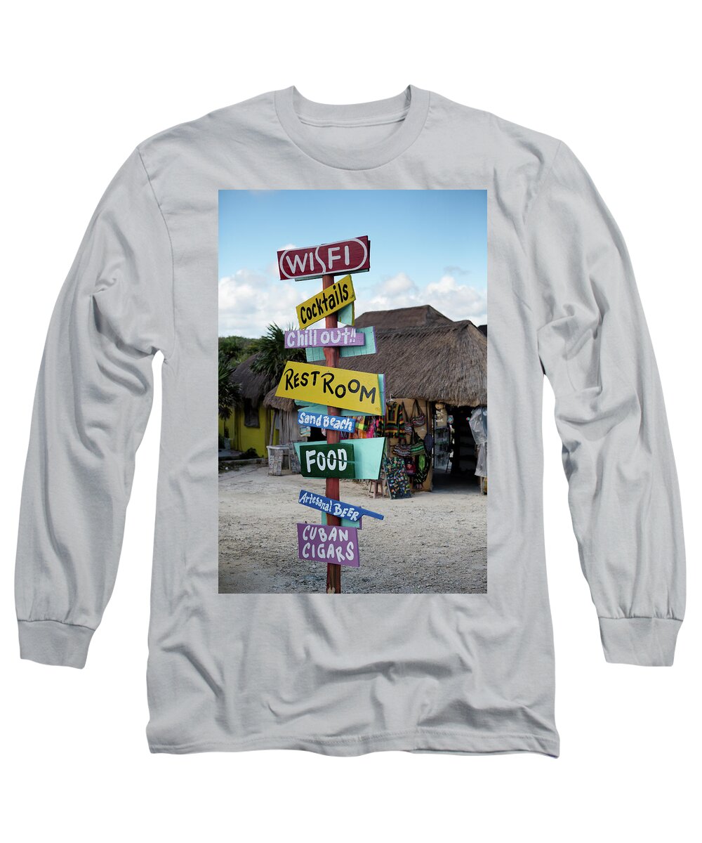 Cozumel Long Sleeve T-Shirt featuring the photograph Here's What's Here 1 by David Buhler
