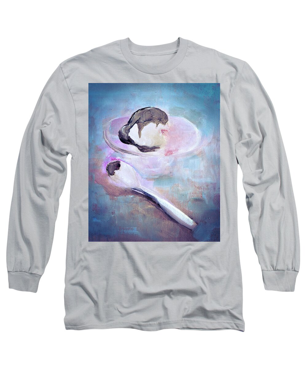 Ice Long Sleeve T-Shirt featuring the digital art Ice Cream Social Painting by Lisa Kaiser