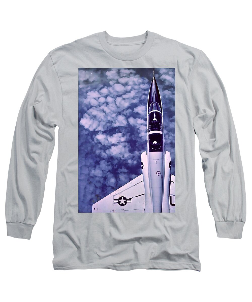 Inverted Flight Long Sleeve T-Shirt featuring the photograph Inverted Flight by Don Mercer