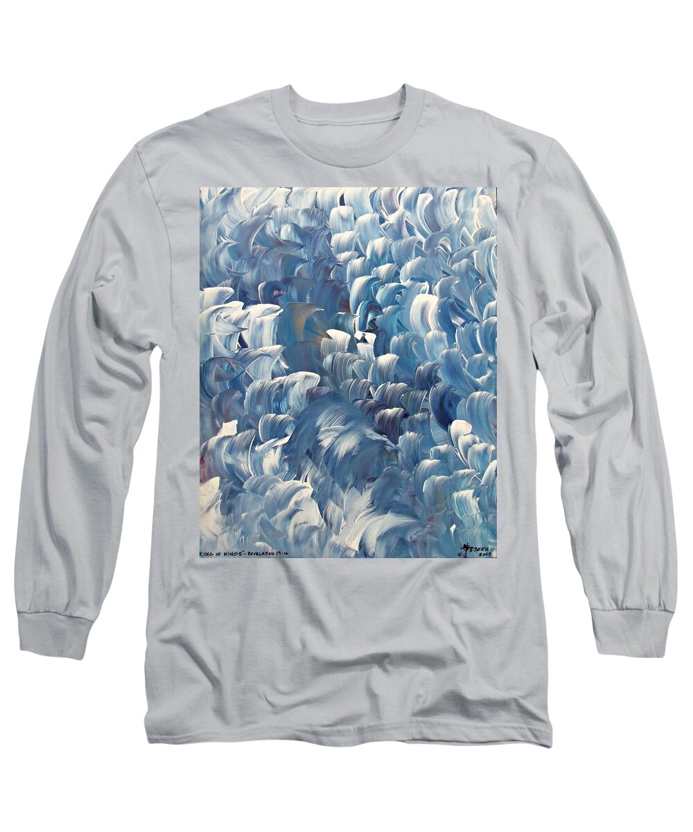 Prophetic Art Long Sleeve T-Shirt featuring the painting King of Kings by Christine Nichols
