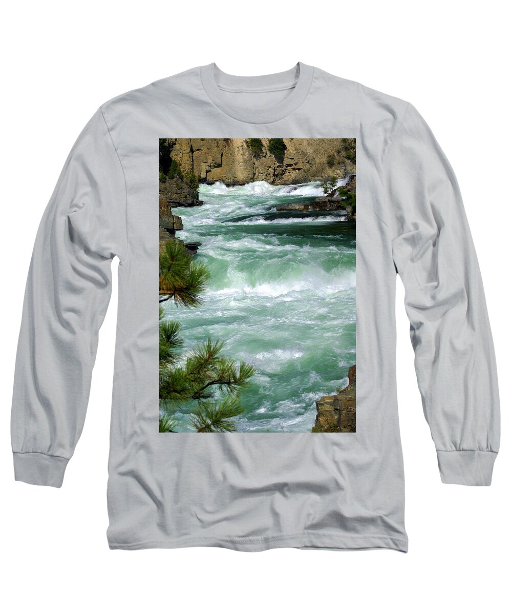 Kootenai River Long Sleeve T-Shirt featuring the photograph Kootenai River by Marty Koch