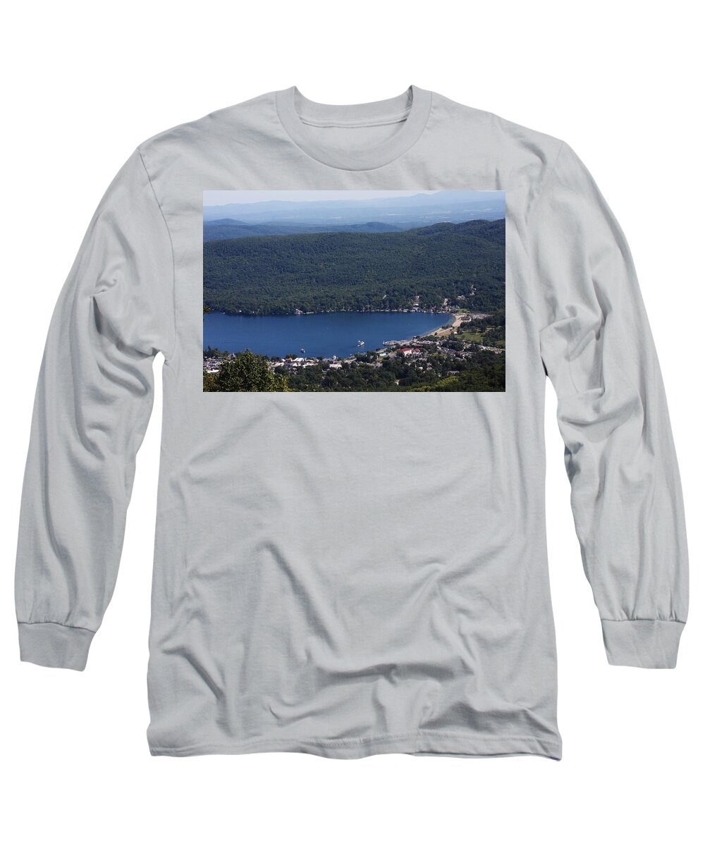Lake Long Sleeve T-Shirt featuring the photograph Lake George New York by Vadim Levin