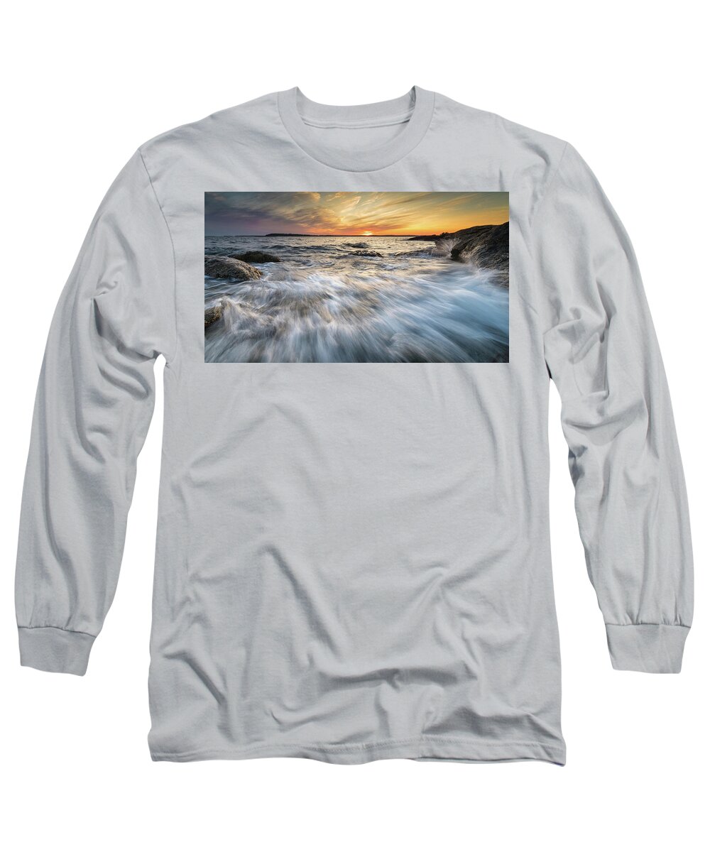 Maine Long Sleeve T-Shirt featuring the photograph Linked In by Colin Chase