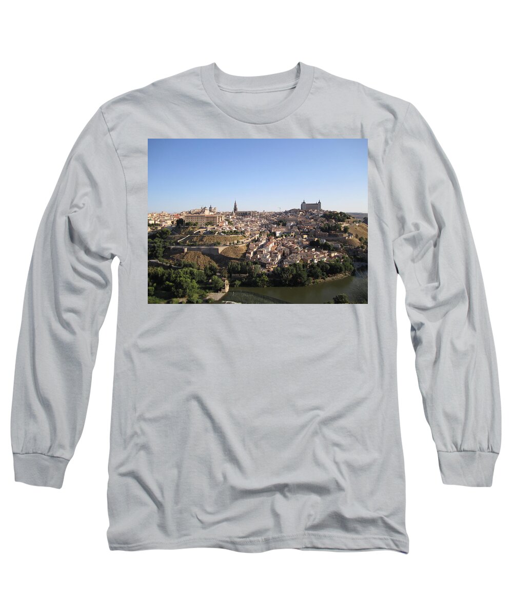 Toledo Long Sleeve T-Shirt featuring the photograph Looking at Toledo by John Shiron