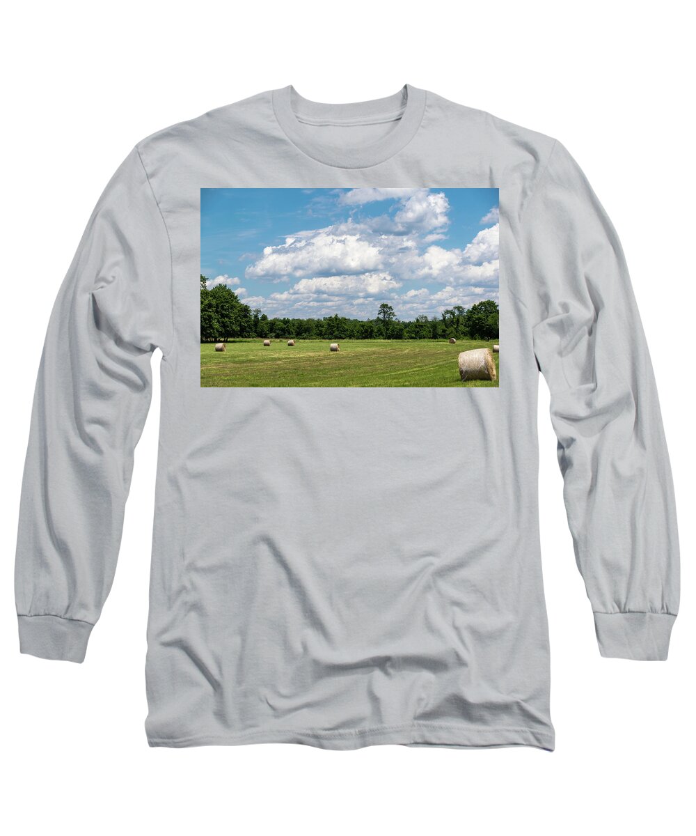 Lawrence Township Long Sleeve T-Shirt featuring the photograph Mercer County Landscape by Steven Richman