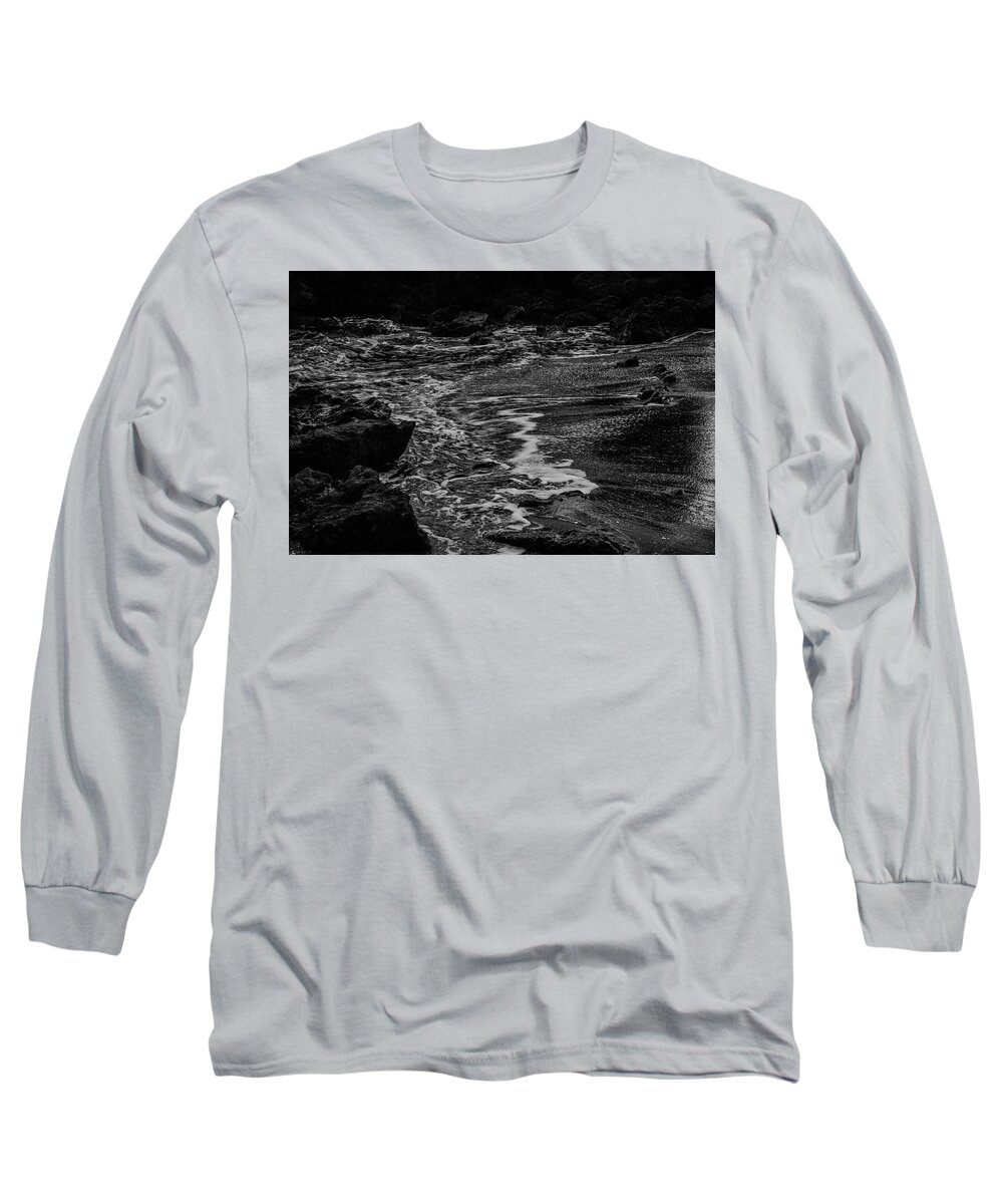 Movement Long Sleeve T-Shirt featuring the photograph Motion in Black and White by Nicole Lloyd