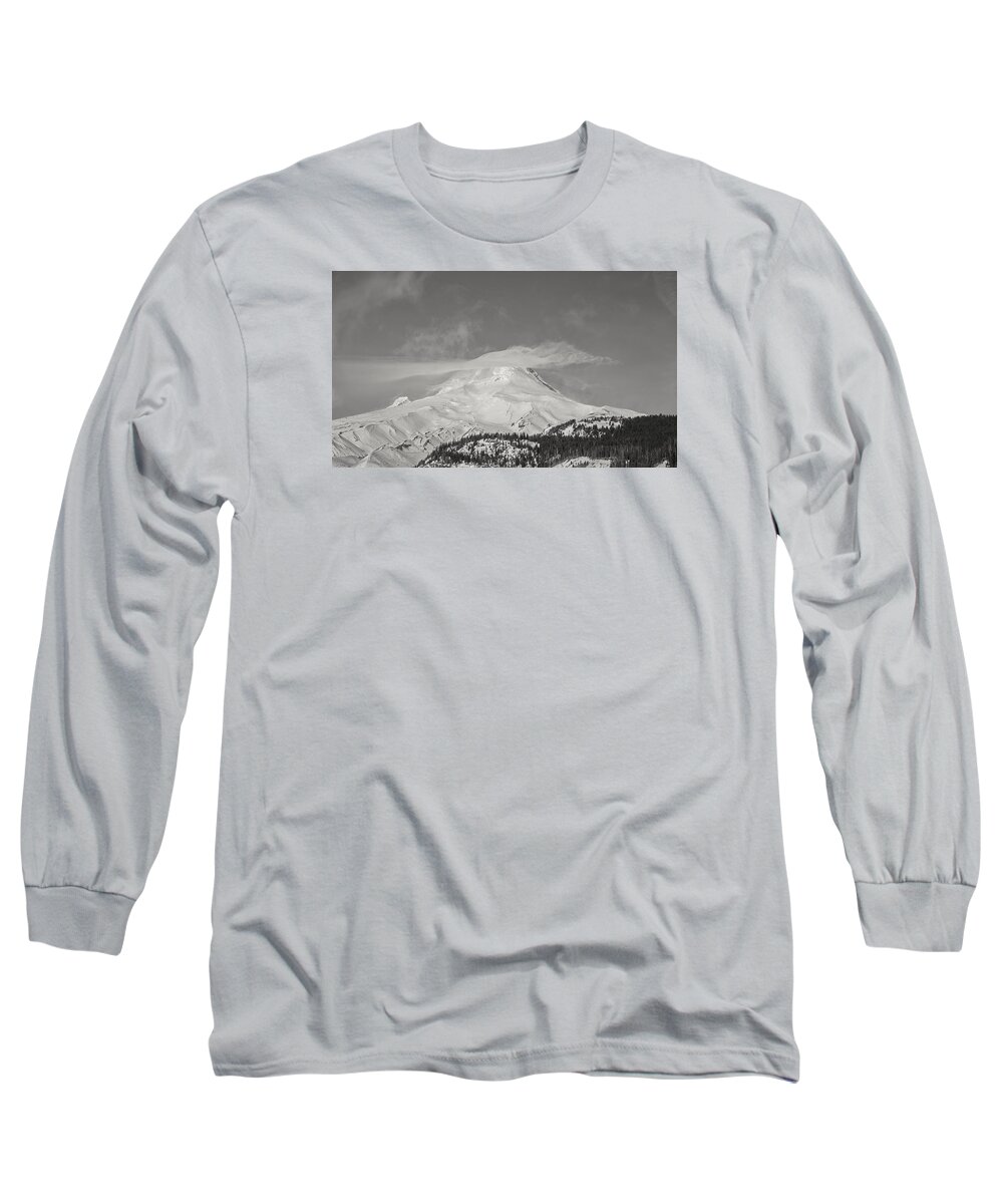 Faa_export Long Sleeve T-Shirt featuring the photograph Mt Hood from White River by Kunal Mehra