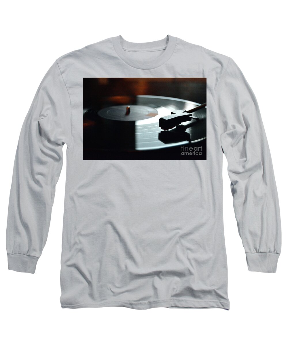 Music Long Sleeve T-Shirt featuring the photograph Needledrop by Dan Holm