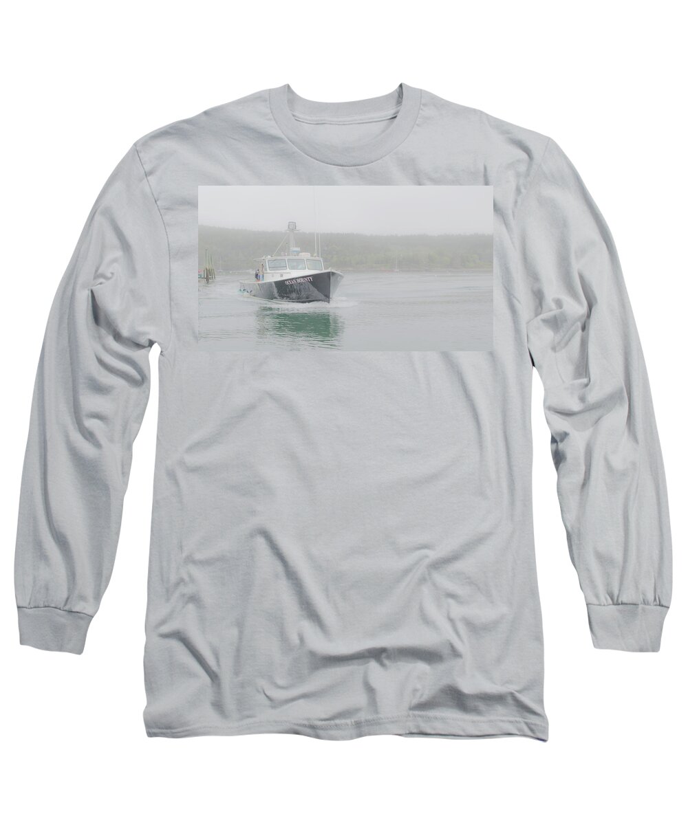 Maine Long Sleeve T-Shirt featuring the photograph Ocean's Bounty by Holly Ross