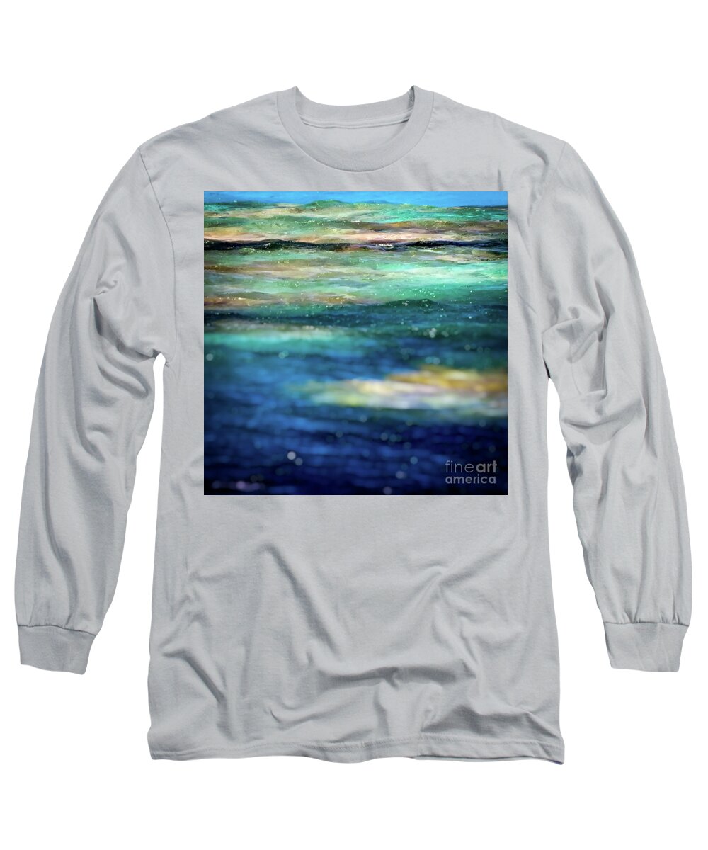Osprey Reef Long Sleeve T-Shirt featuring the photograph Osprey Reef by Doug Sturgess