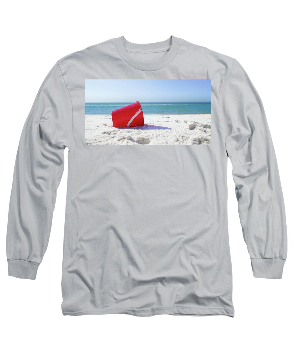 Panama Long Sleeve T-Shirt featuring the photograph Panama Beach Florida Sandy Beach by Robert Bellomy