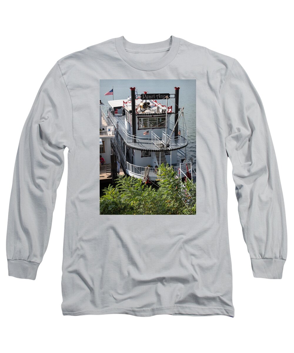 Pearl Anne Long Sleeve T-Shirt featuring the photograph Pearl Anne by Holden The Moment