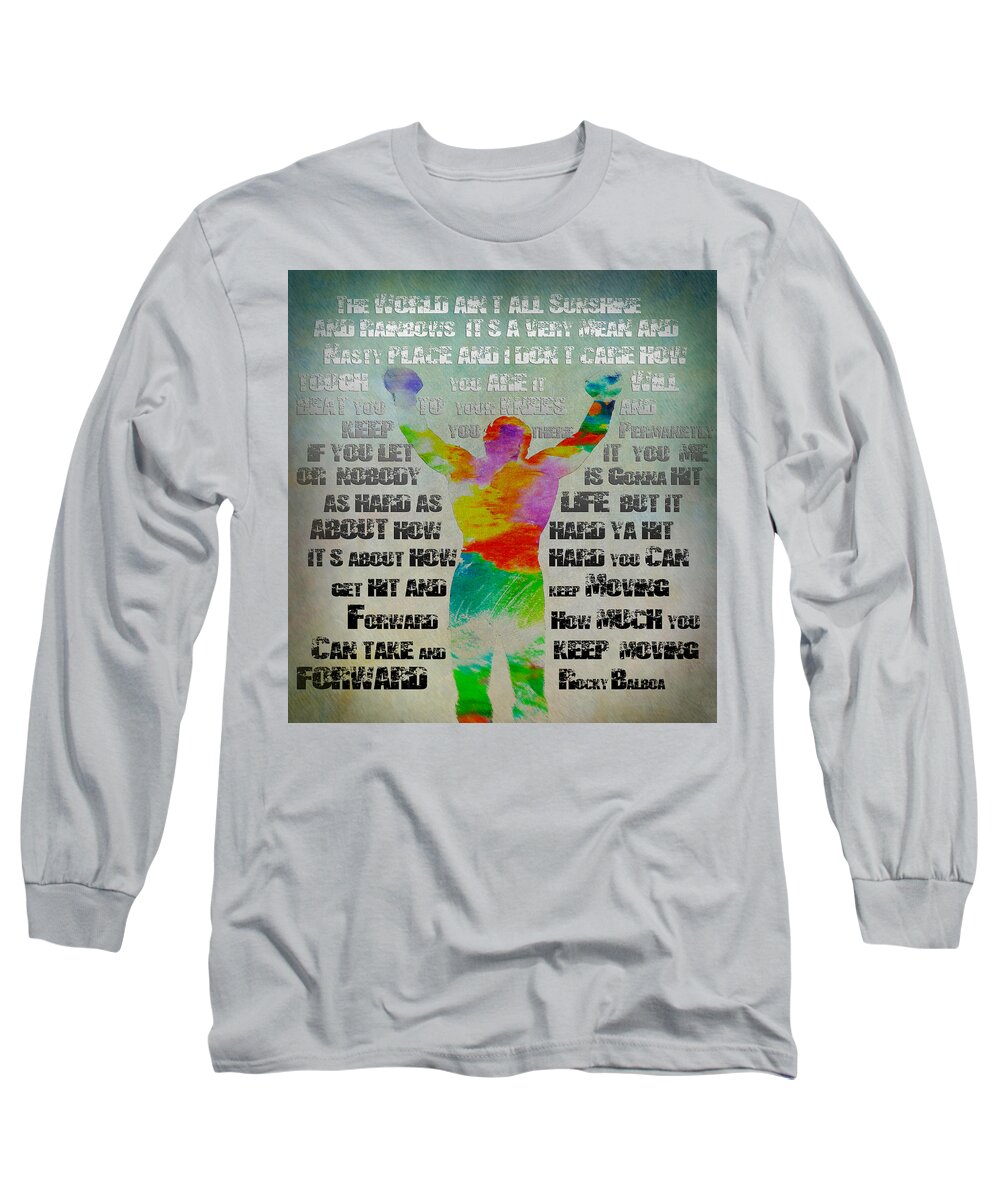 Rocky Long Sleeve T-Shirt featuring the photograph Rocky Water Color by Bill Cannon
