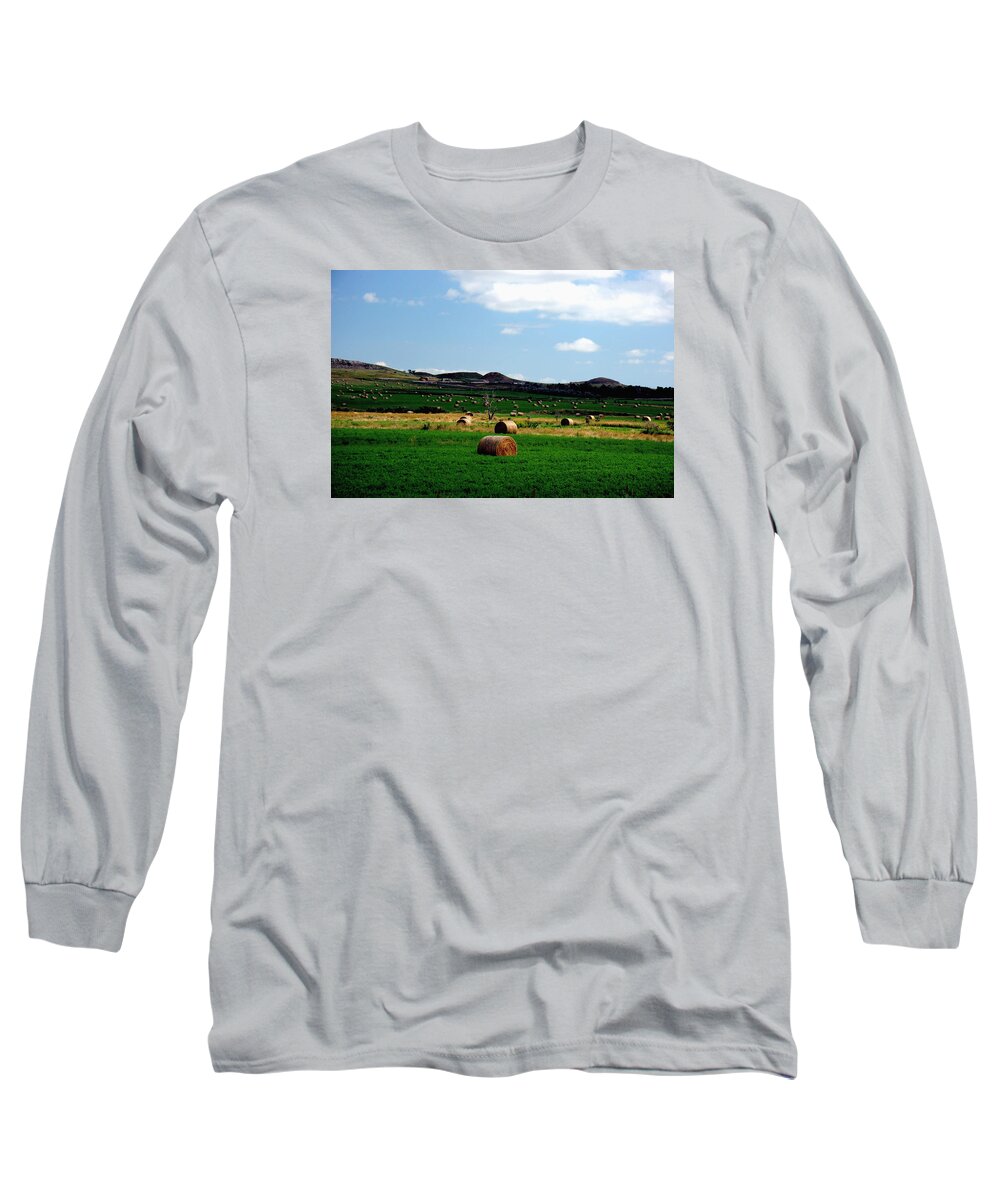 Photograph Long Sleeve T-Shirt featuring the photograph Rolling Pasture by Richard Gehlbach