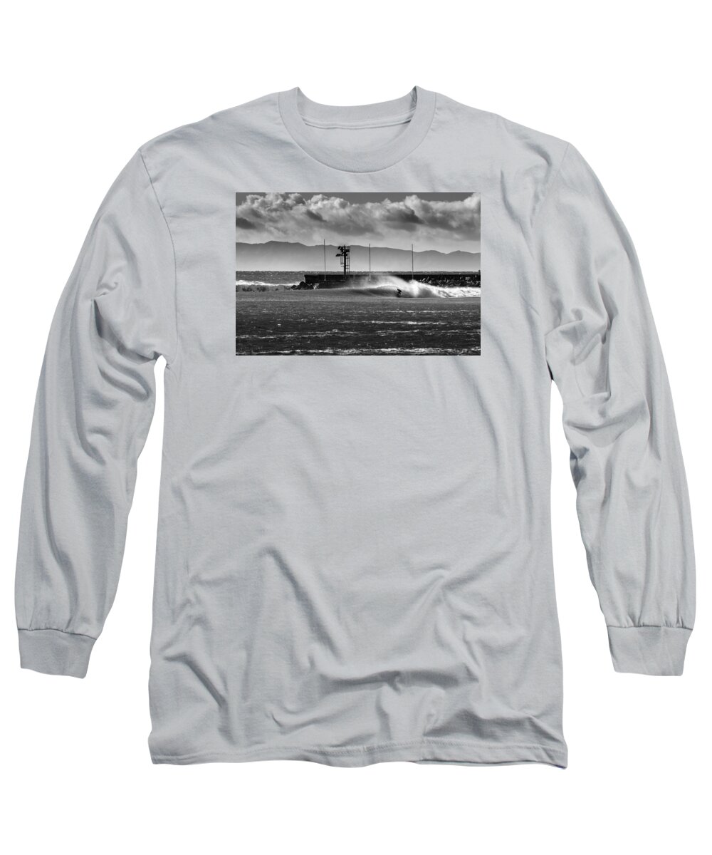 Surf Long Sleeve T-Shirt featuring the photograph Sandbar 2 by Zach Brown