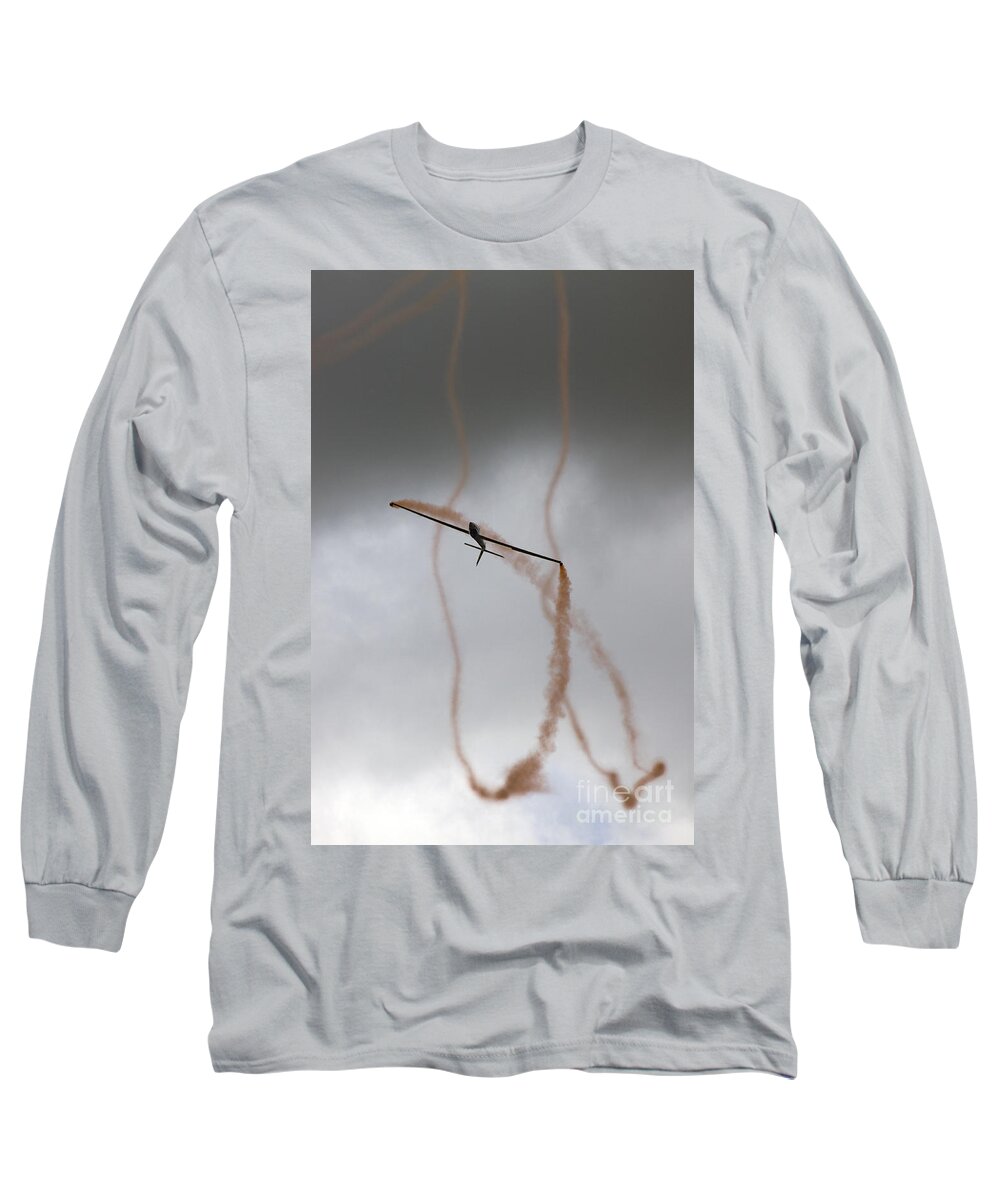 Swift Aerobatic Display Team Long Sleeve T-Shirt featuring the photograph Silent Flight by Ang El