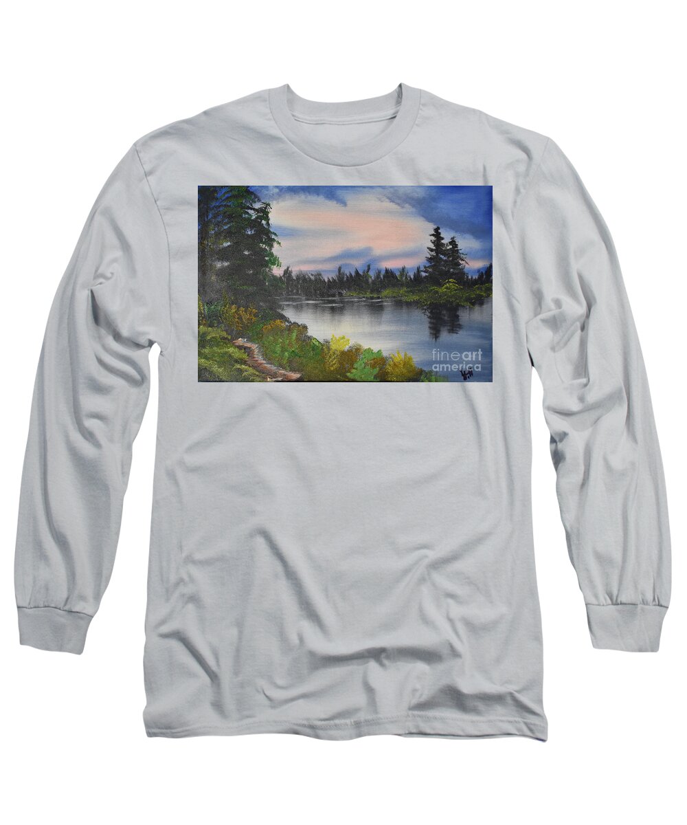 Sky Long Sleeve T-Shirt featuring the digital art Sun Rises by Yenni Harrison