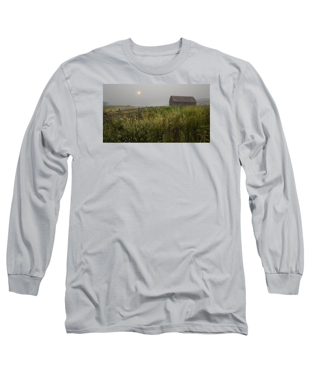 Haynes Long Sleeve T-Shirt featuring the photograph Sunrise at Black Sage by John Poon