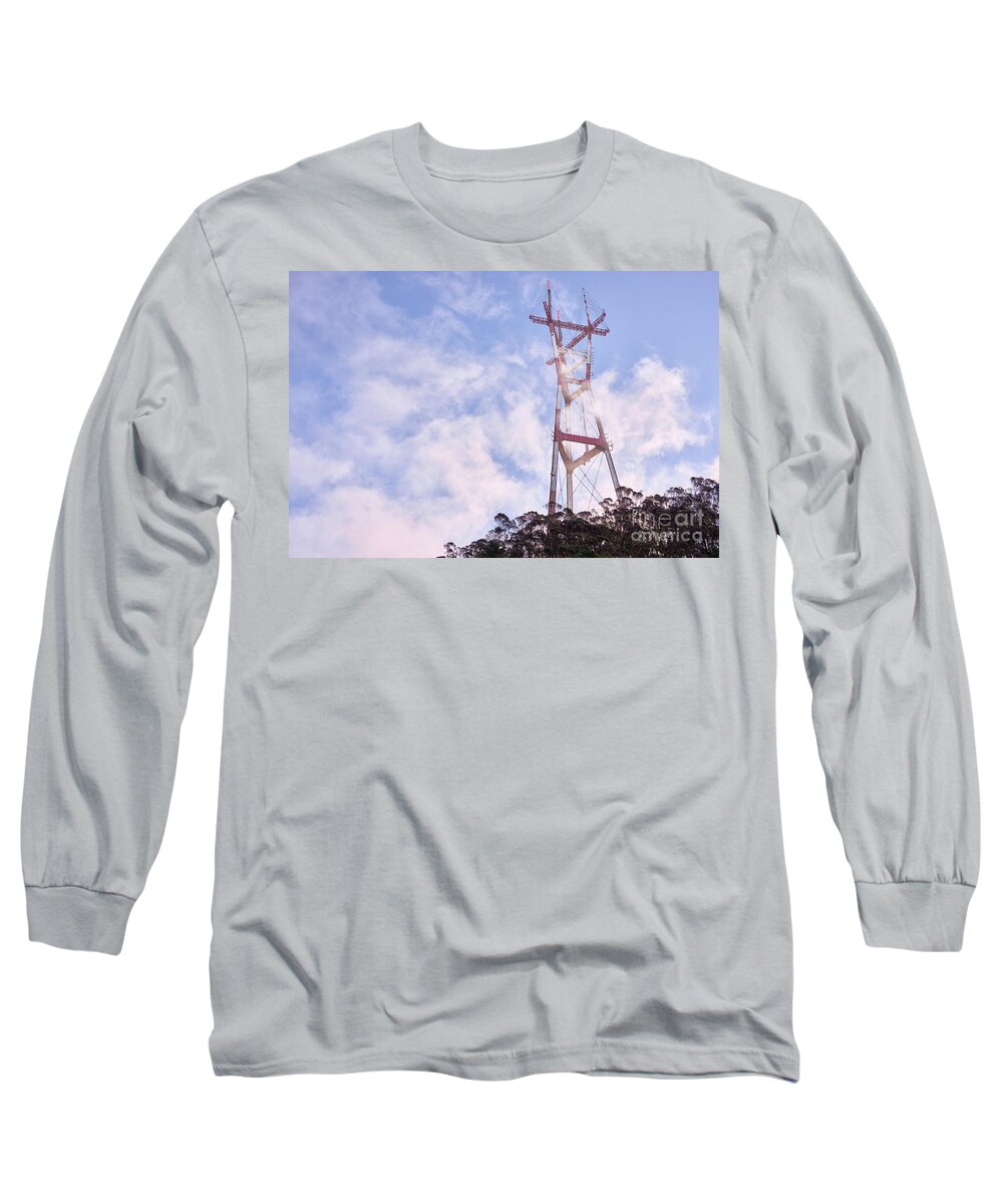 San Francisco Long Sleeve T-Shirt featuring the photograph Sutro Tower by Dean Birinyi
