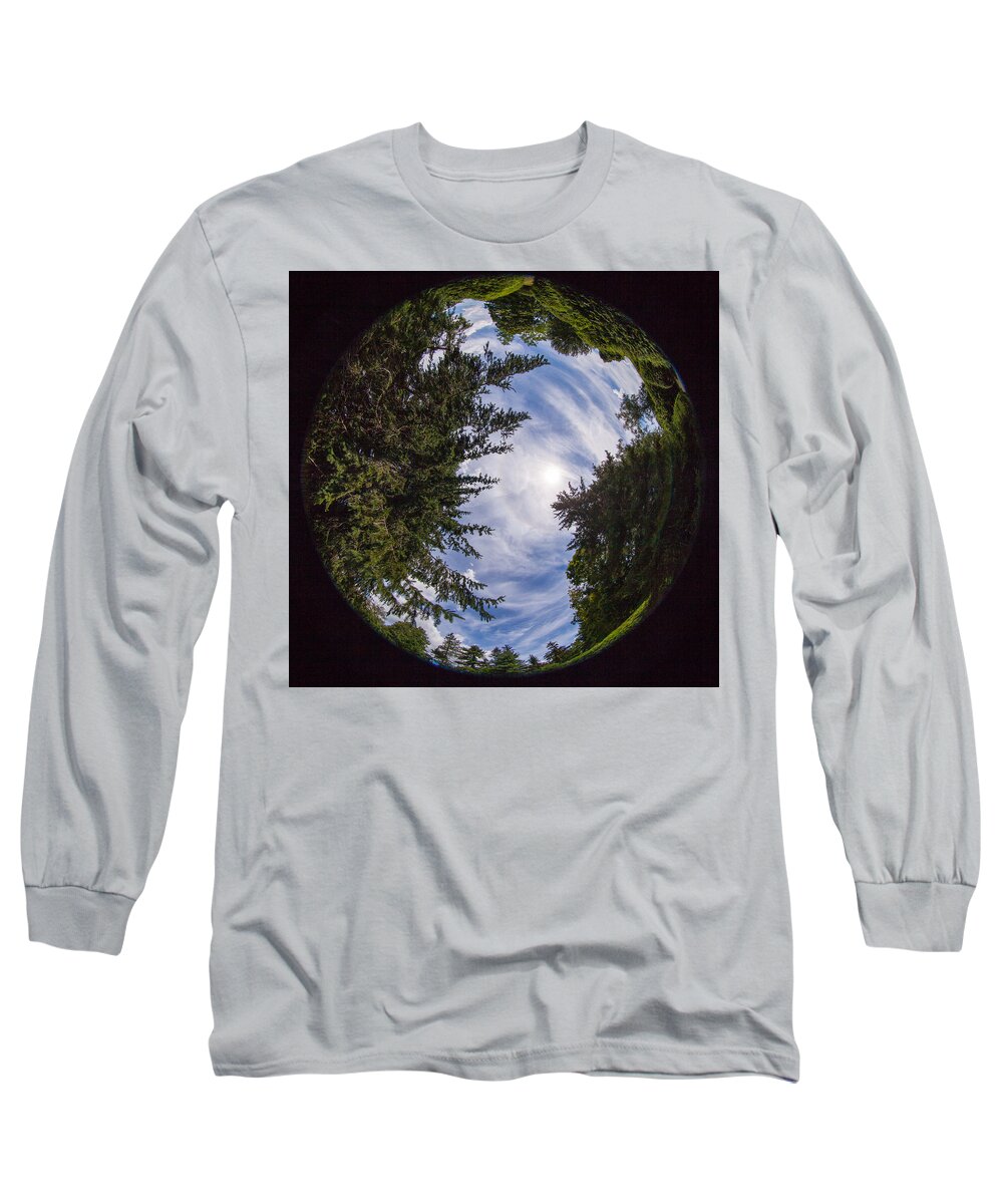 Fisheye Long Sleeve T-Shirt featuring the photograph The Berkshires 944 by Michael Fryd