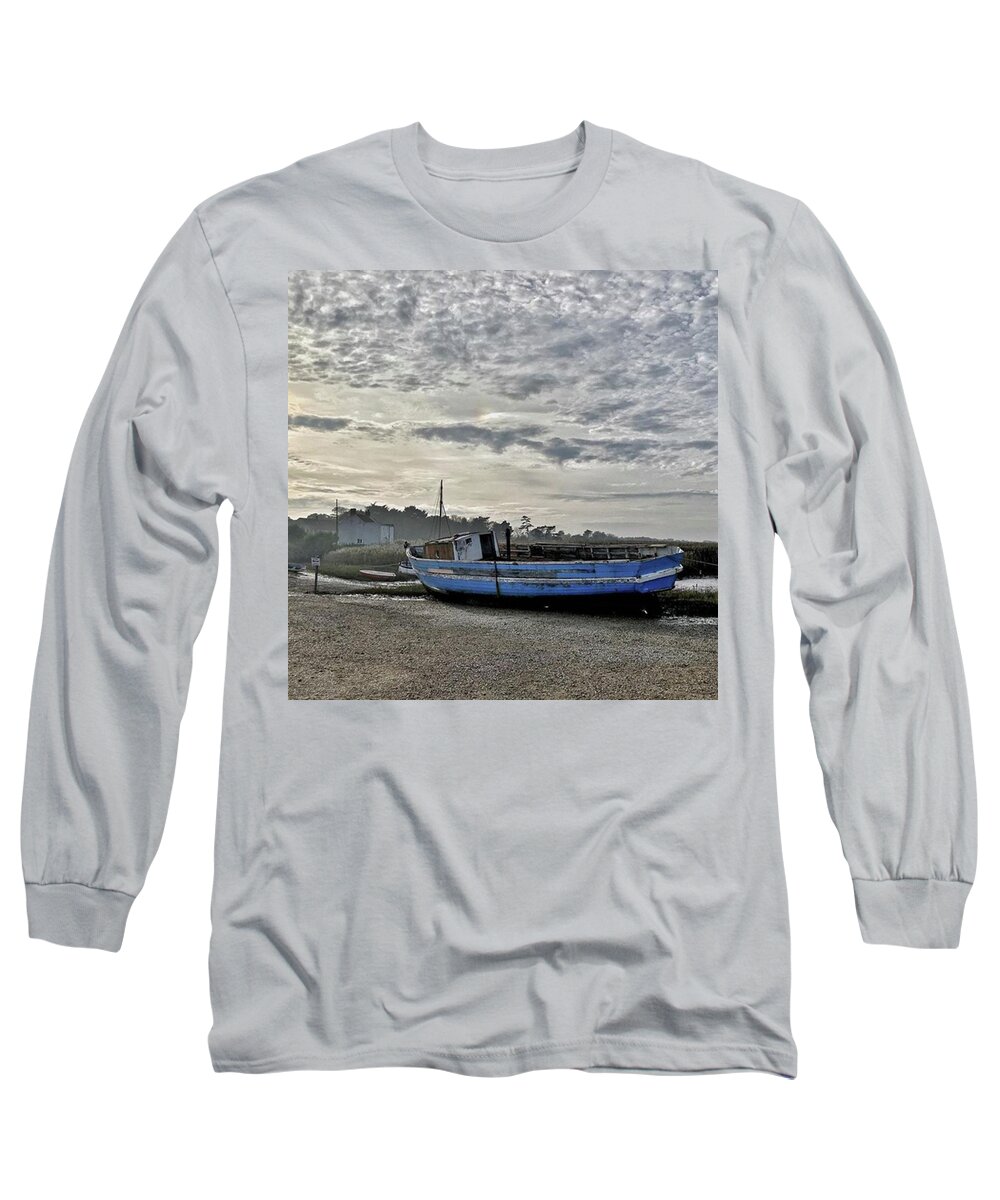 Beautiful Long Sleeve T-Shirt featuring the photograph The Fixer-upper, Brancaster Staithe by John Edwards