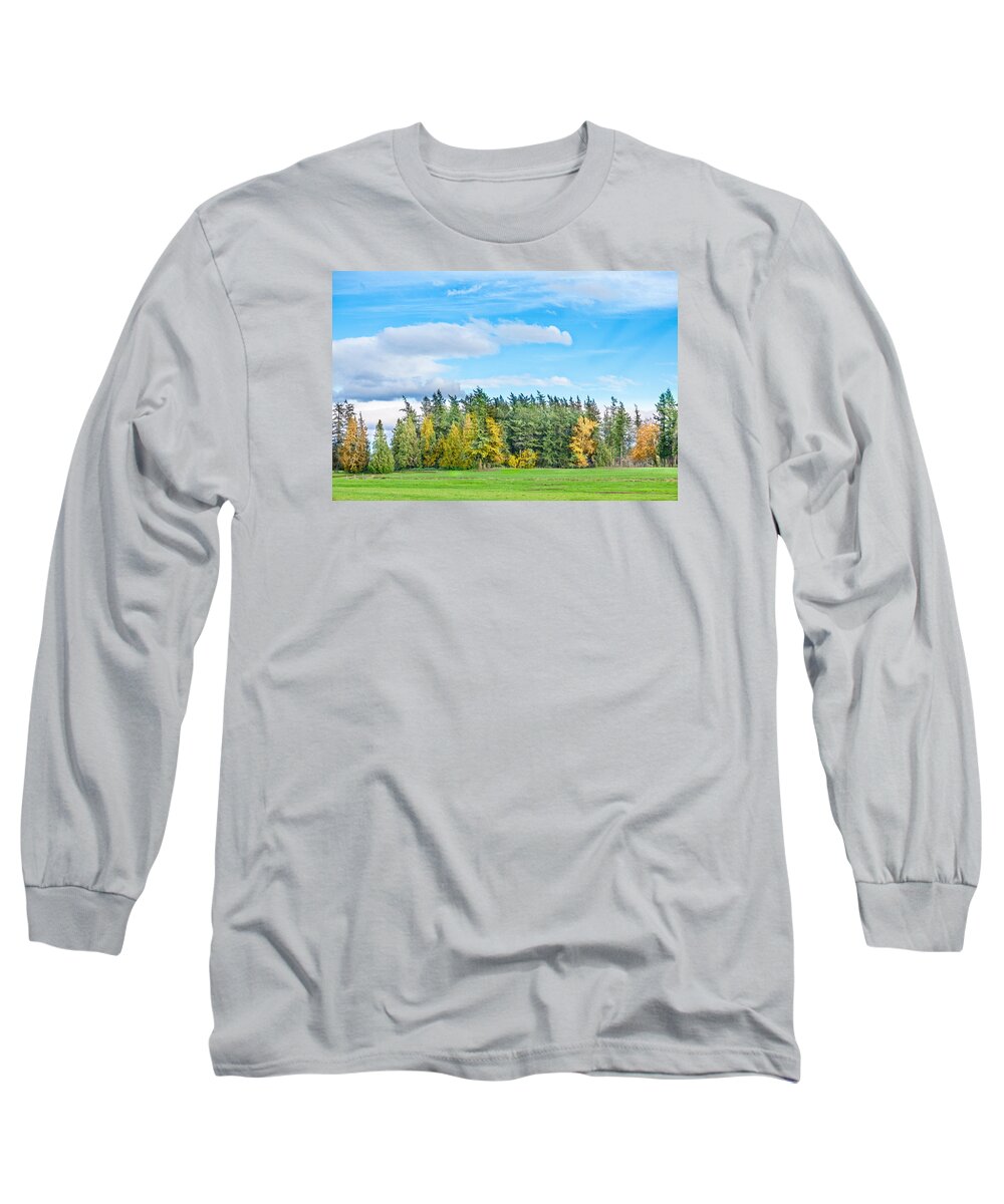 Nature Long Sleeve T-Shirt featuring the photograph The Meadow by Judy Wright Lott