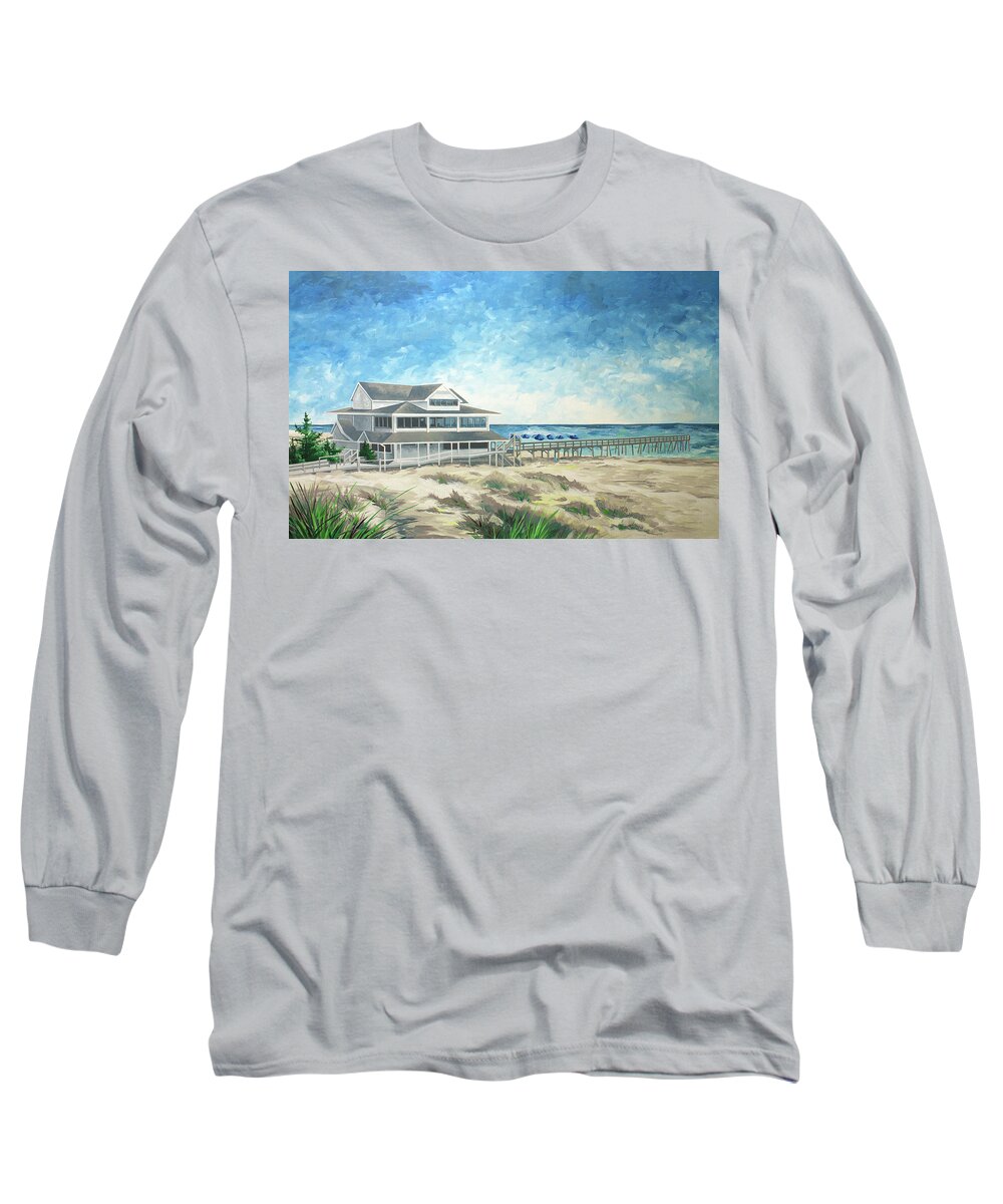 Acrylic Long Sleeve T-Shirt featuring the painting The Oceanic by William Love