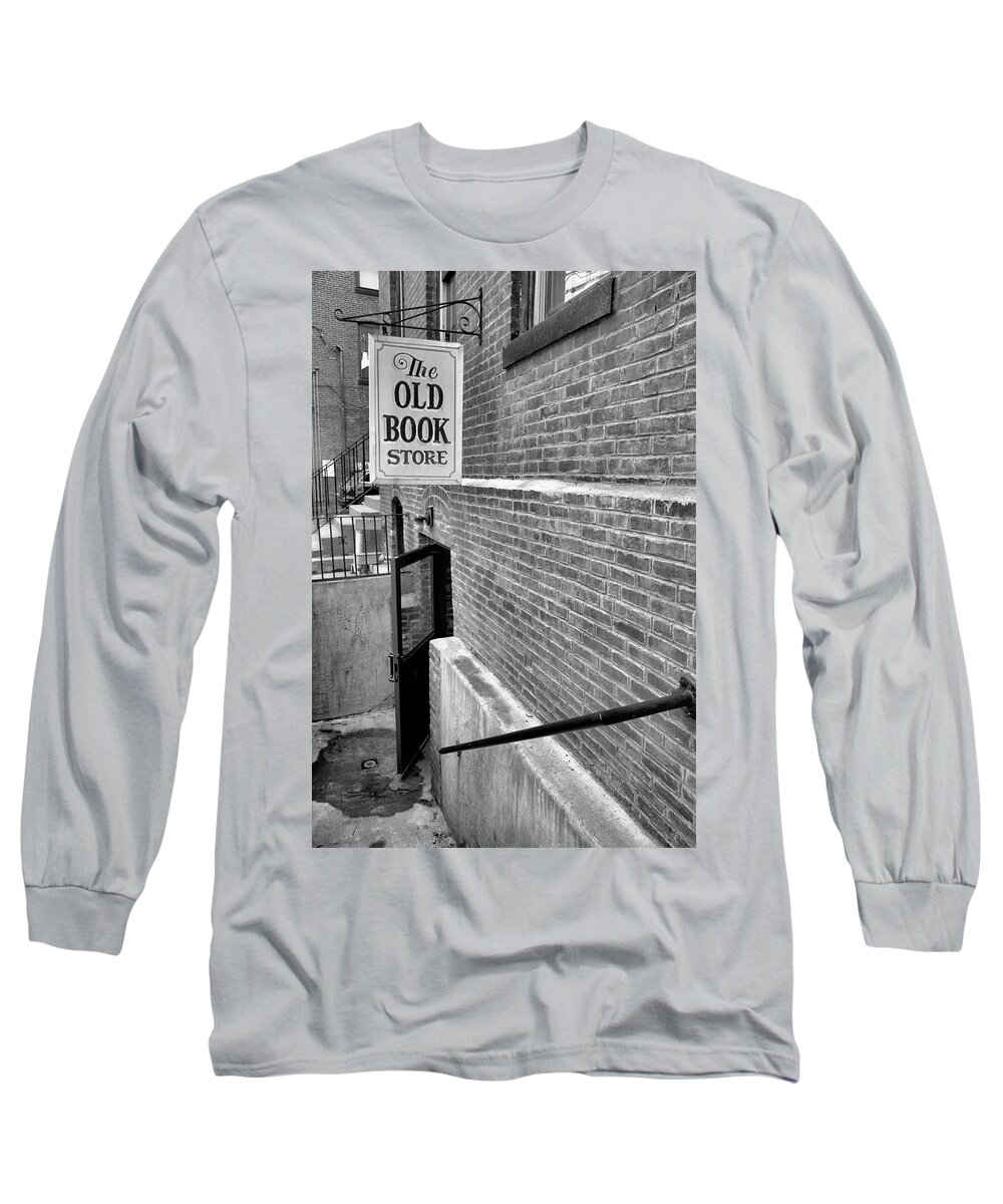 The Old Book Store Long Sleeve T-Shirt featuring the photograph The Old Book Store by Karol Livote