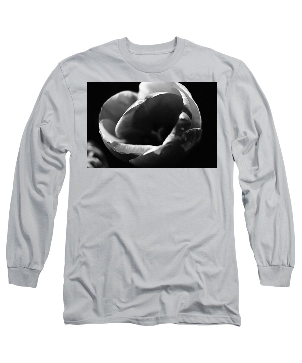 Flower Long Sleeve T-Shirt featuring the photograph The White Tulip by Marcus Karlsson Sall