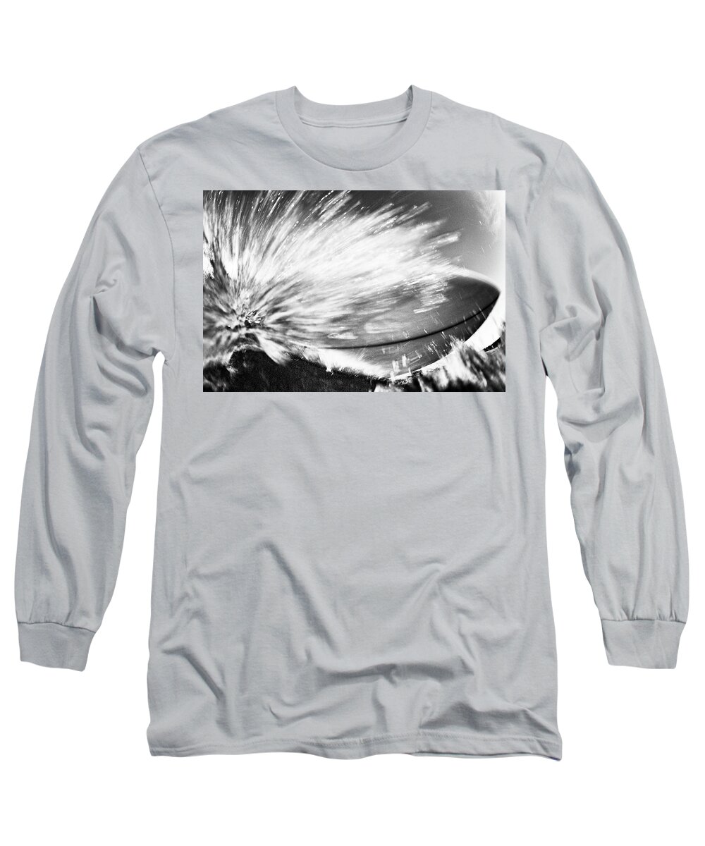 Surfing Long Sleeve T-Shirt featuring the photograph Tom's Board by Nik West