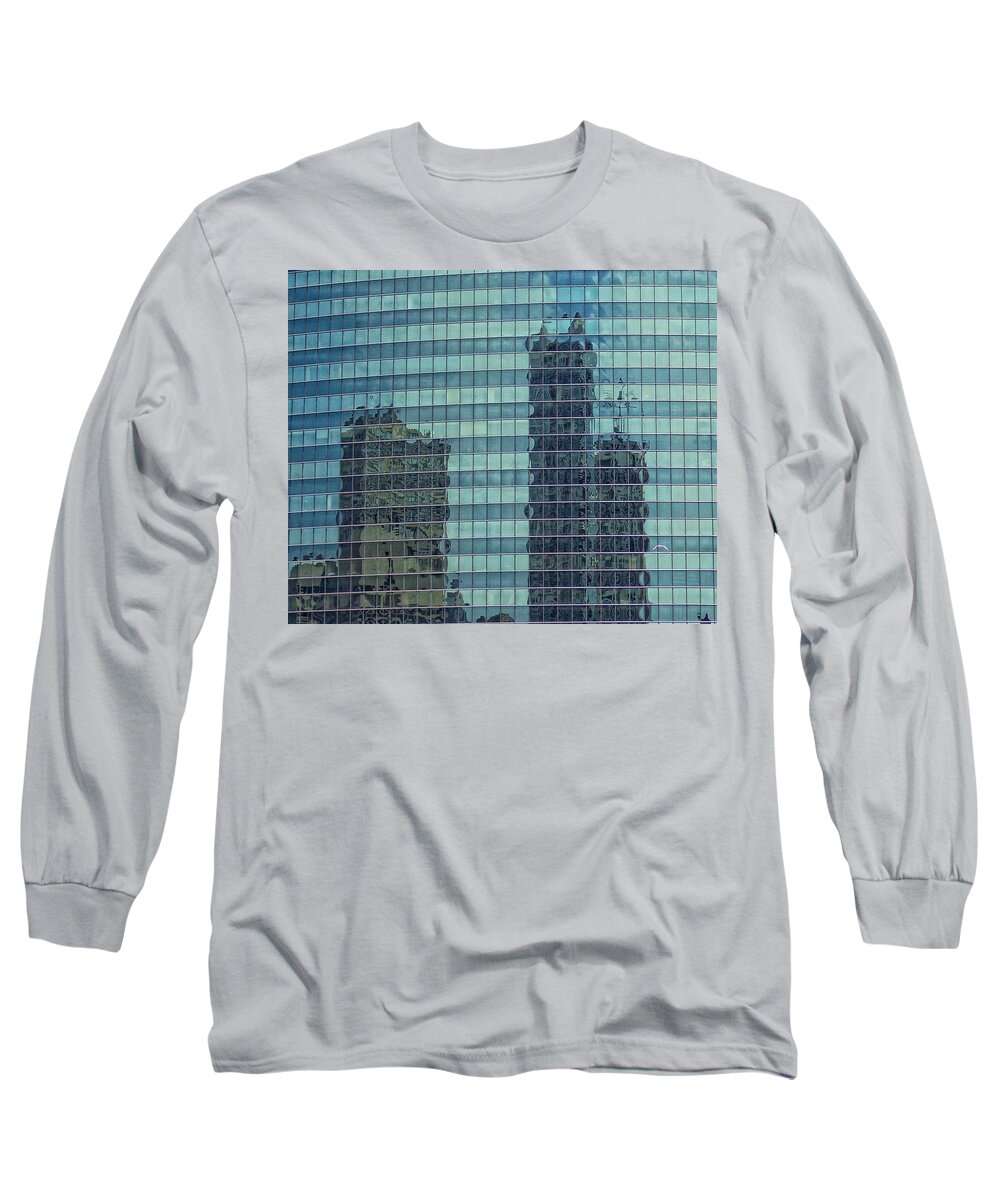 Chicago Long Sleeve T-Shirt featuring the photograph Urban Melting Pot by Donna Blackhall