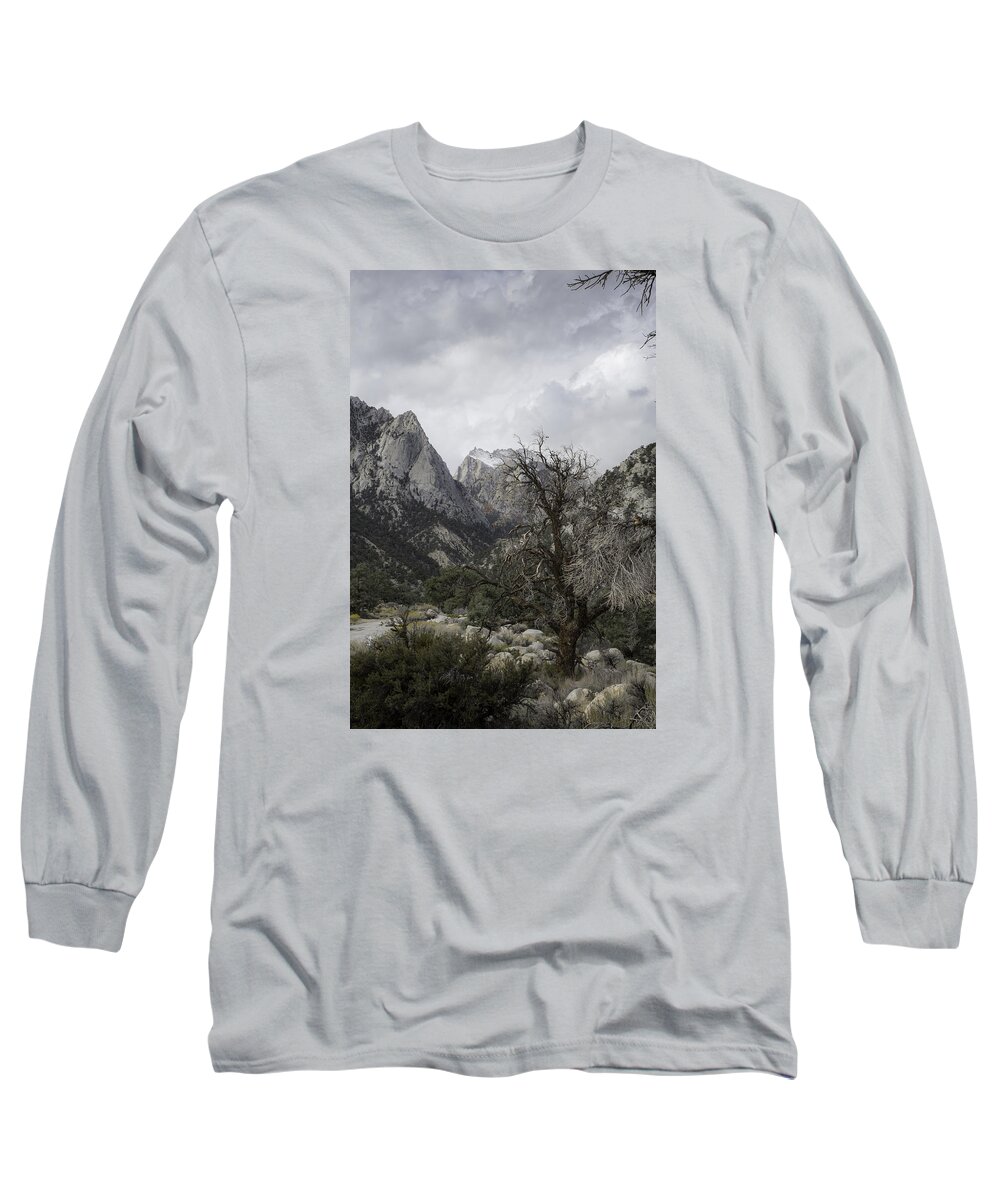 Mount Whitney Long Sleeve T-Shirt featuring the photograph Whitney Portal by Dusty Wynne