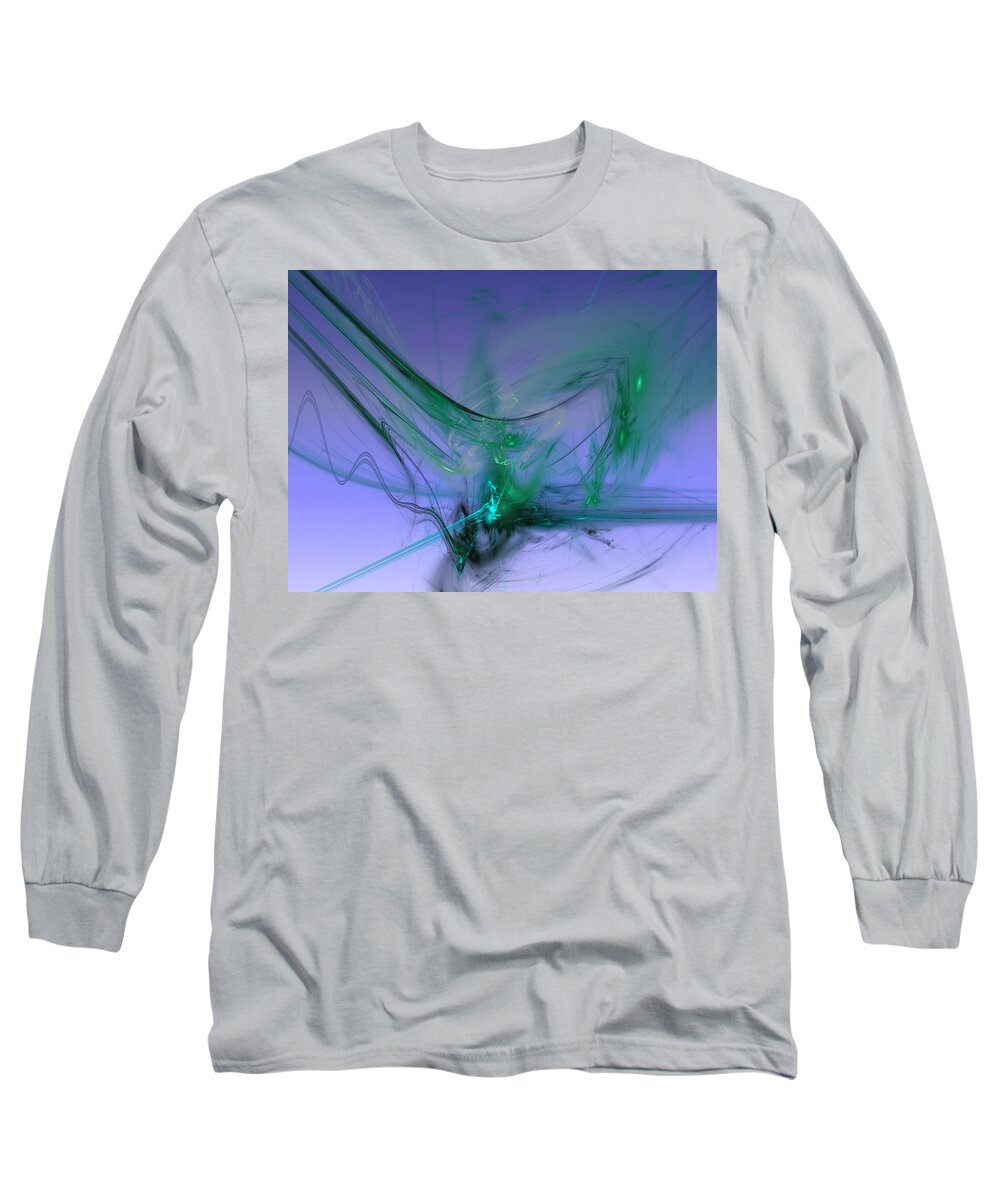 Art Long Sleeve T-Shirt featuring the digital art Circulus by Jeff Iverson